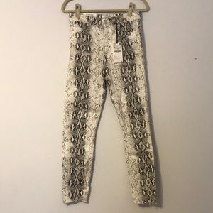 NEW!! Snake print Zara jeans